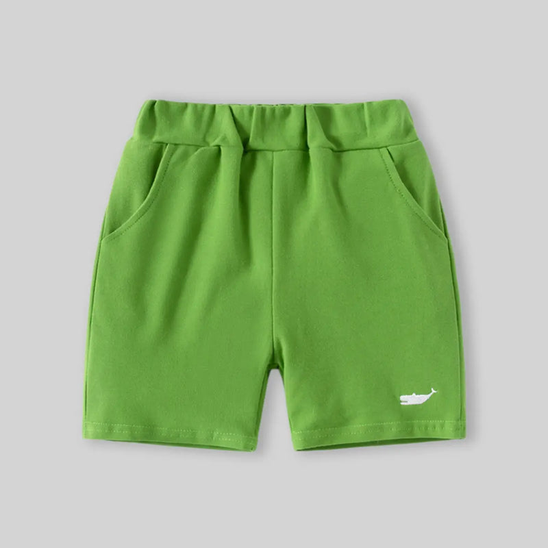 Boys Green Polo T-Shirt With Shorts Co-ord Sets Sets