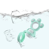 Baby Sea Green Fruit & Vegetable Silicone Teether Stick Trending Accessories