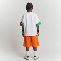 Boys Orange Graphic Short Sleeve T-Shirt With Shorts Sets 2 pc. Sets