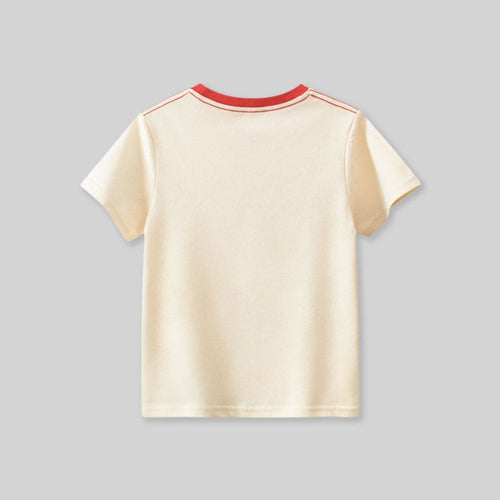 Girls Printed Short Sleeves T-shirt Tshirts   