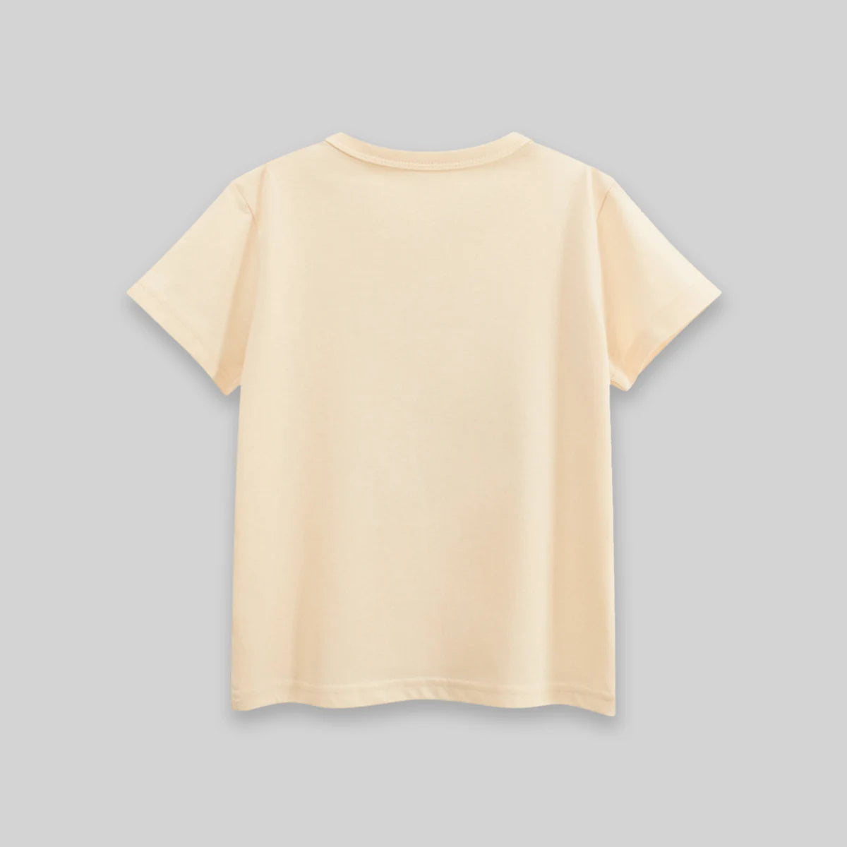 Boys Beige Puppy Print Short Sleeve T-Shirt Tshirts