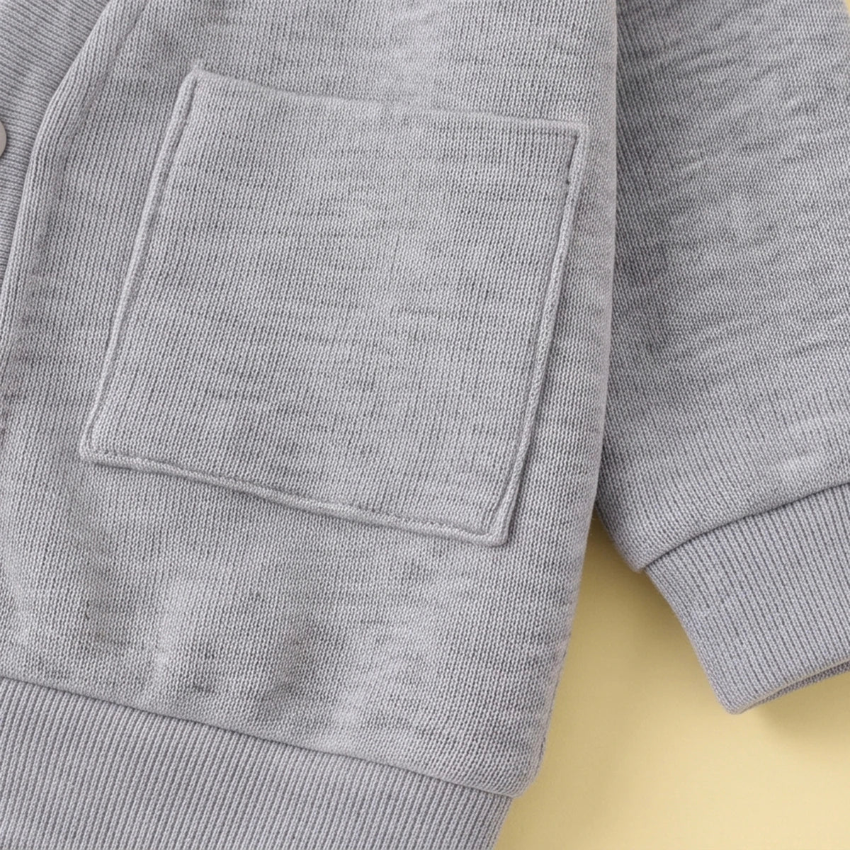 Boys Grey Bear Applique Raglan Sleeve Cardigan Sweaters & Cardigans