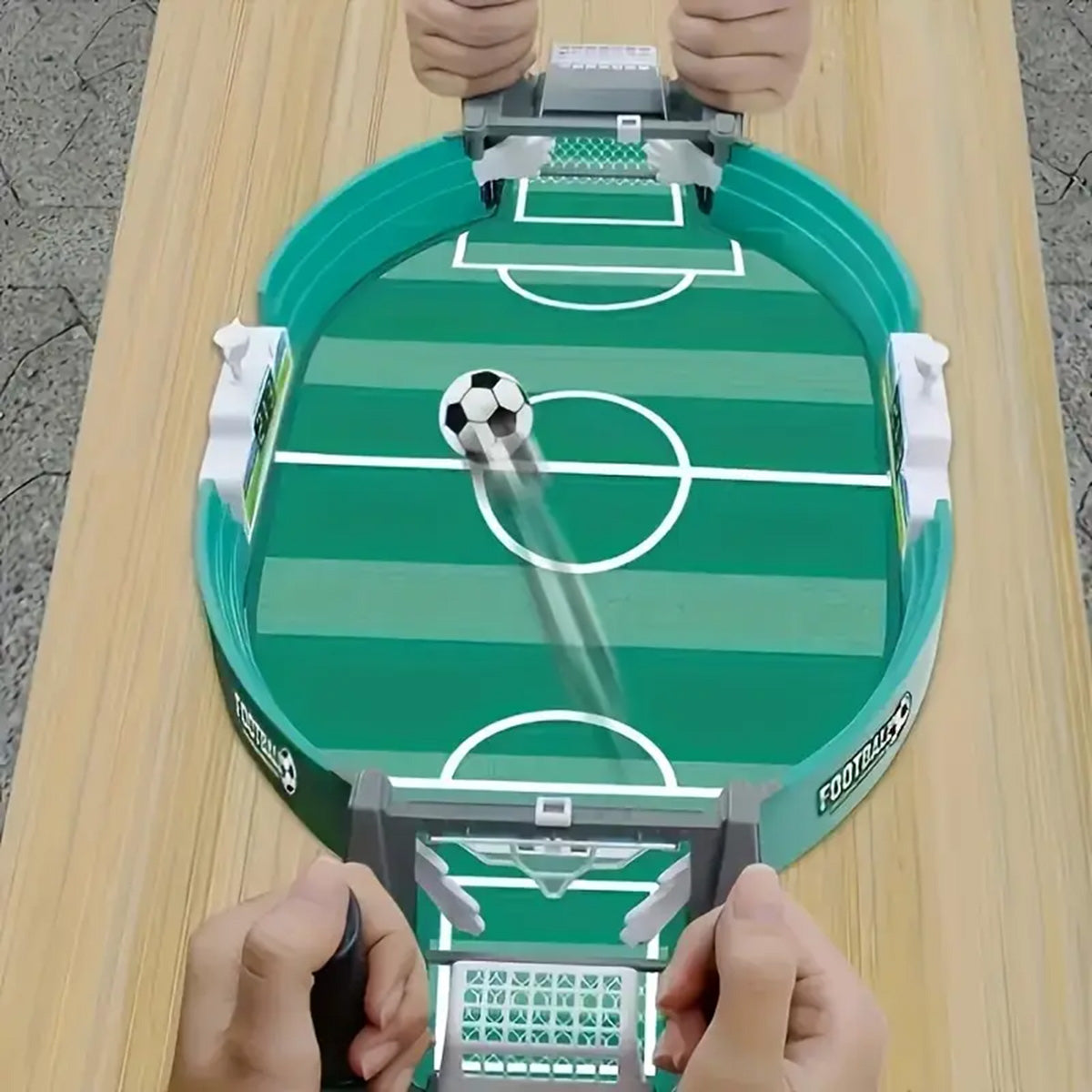 Kids Green Tabletop Football Board Game with 6 Balls Trending Accessories Green Onesize