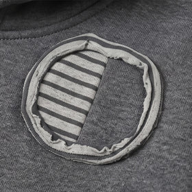 Boys Dark Grey Fleece Hooded Sweatshirt & Jogger Co-ord Sets Sets