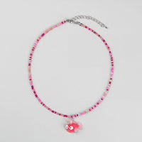 Pack Of 3 Girls Multicolour Fish Motif Beaded Necklace Sets Necklace and Chains