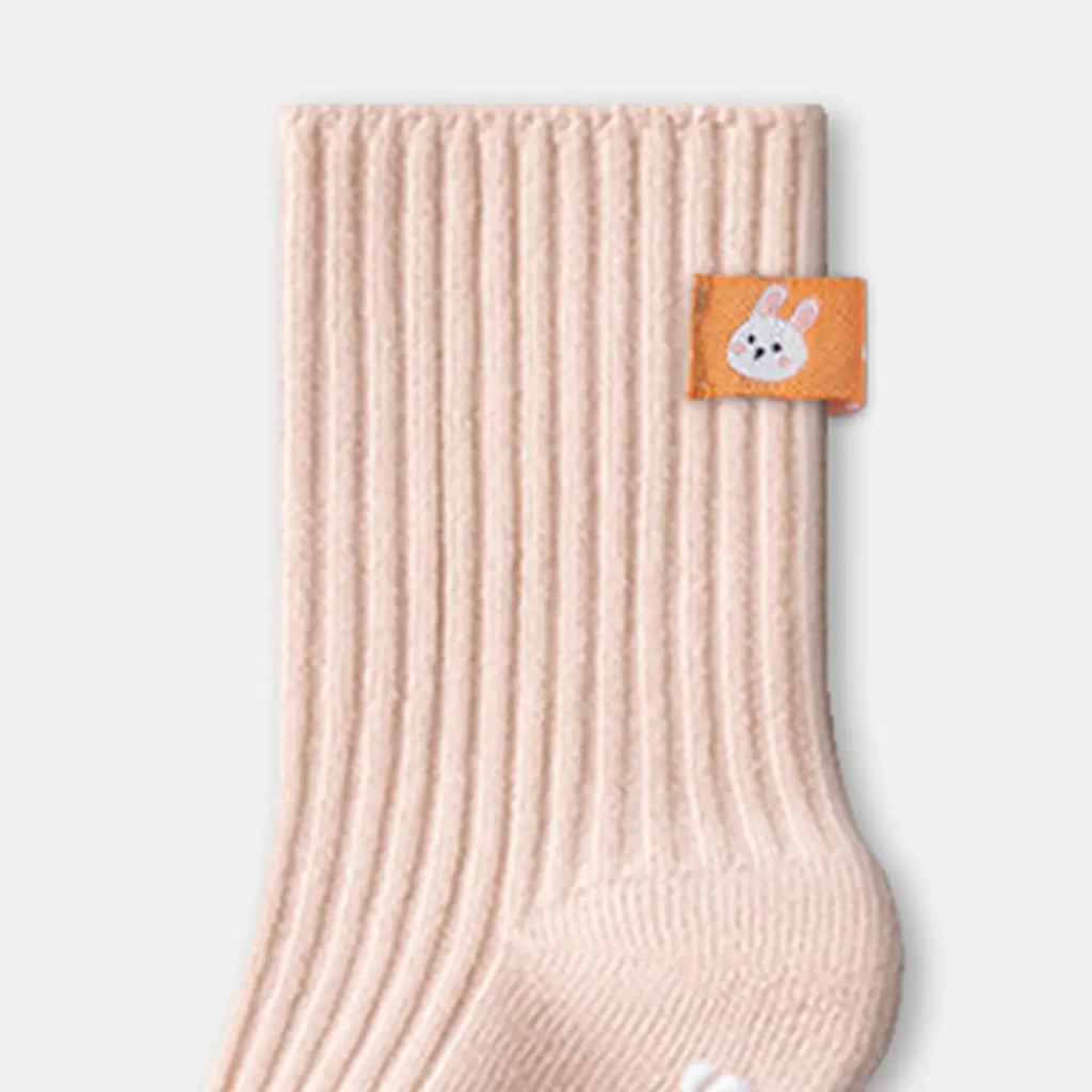 Pack of 6 Multicolour Ribbed Knit Ankle Length Socks Socks