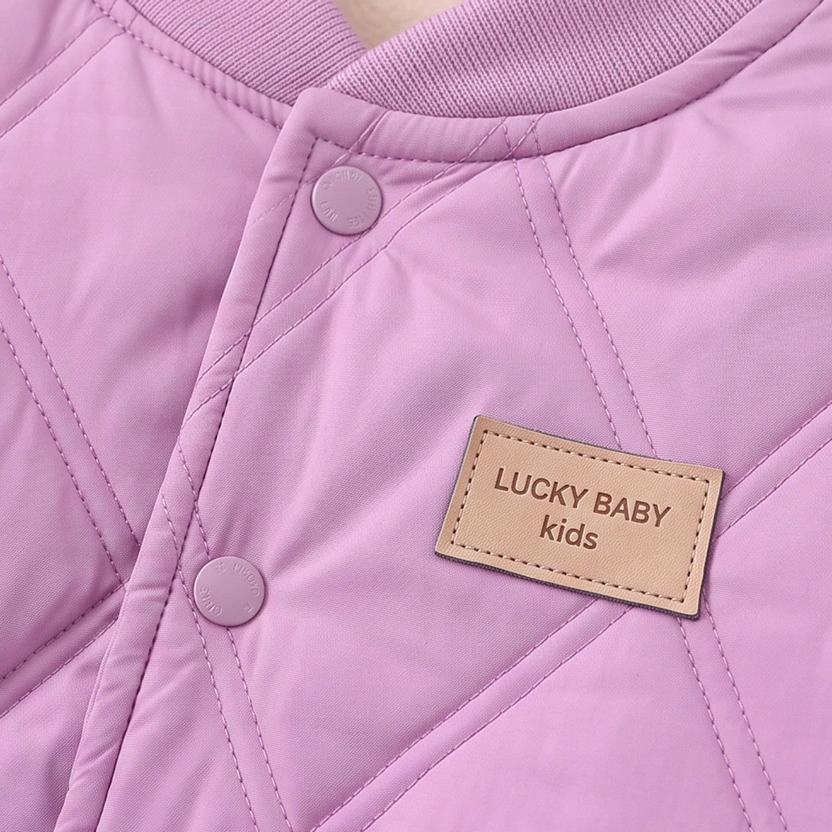 Girls Purple Long Sleeve Quilted Jacket Coats & Jackets