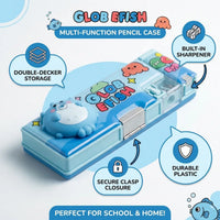 3D Squishy Fish Pop Eye Pencil Box with Sharpene Trending Accessories
