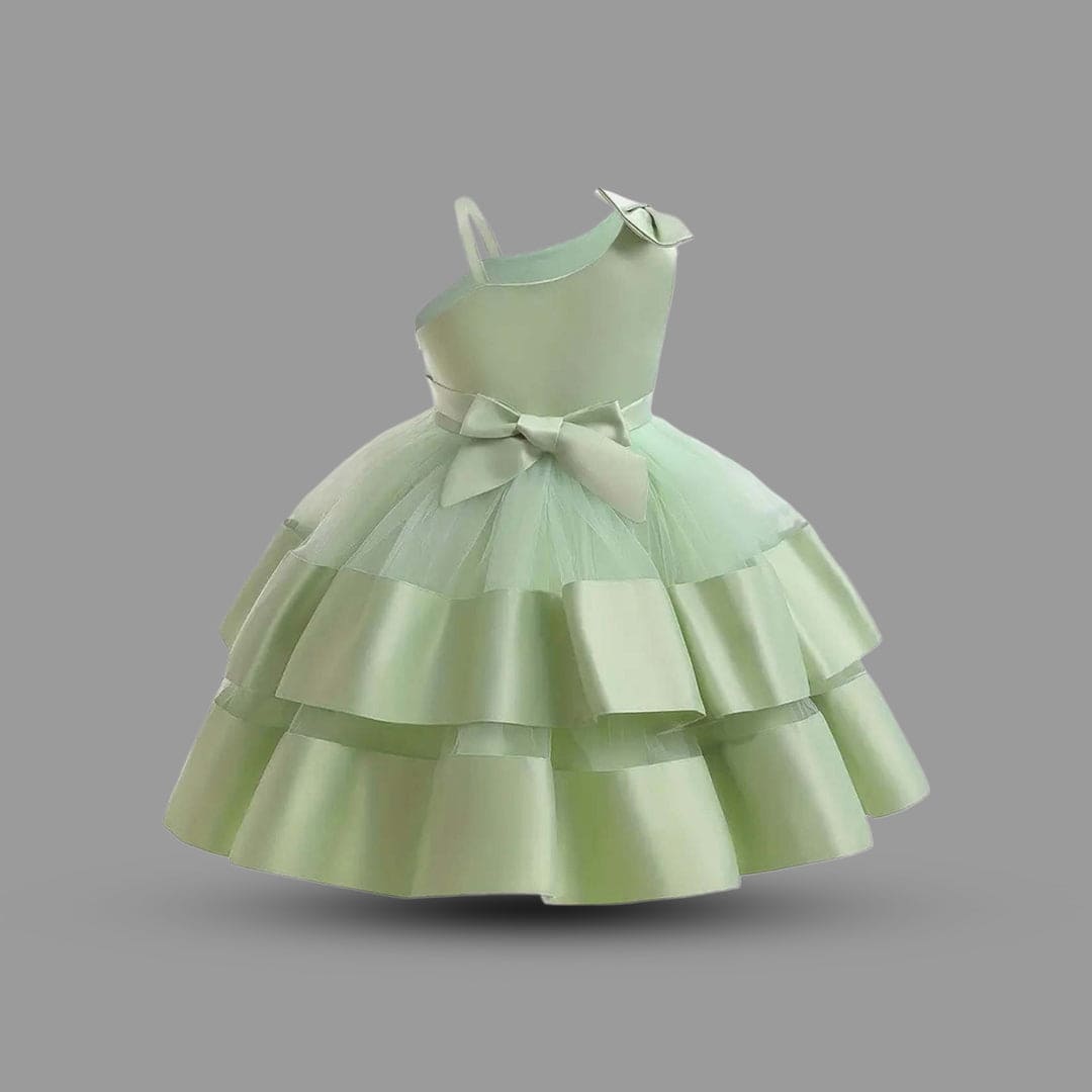 Girls Sleeveless Layered Party Dress Party Dresses   