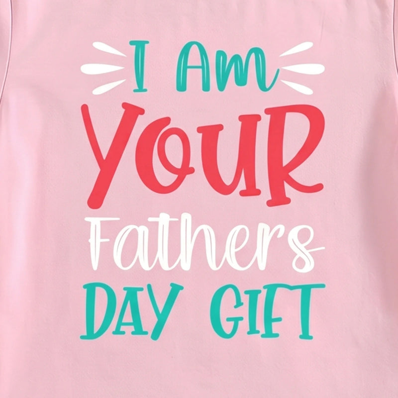 Girls Pink Typographic Print Round Neck T-Shirt Tshirts