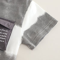 Boys Grey Printed T-shirt with Flap Pocket & Shorts Set 2 pc. Sets