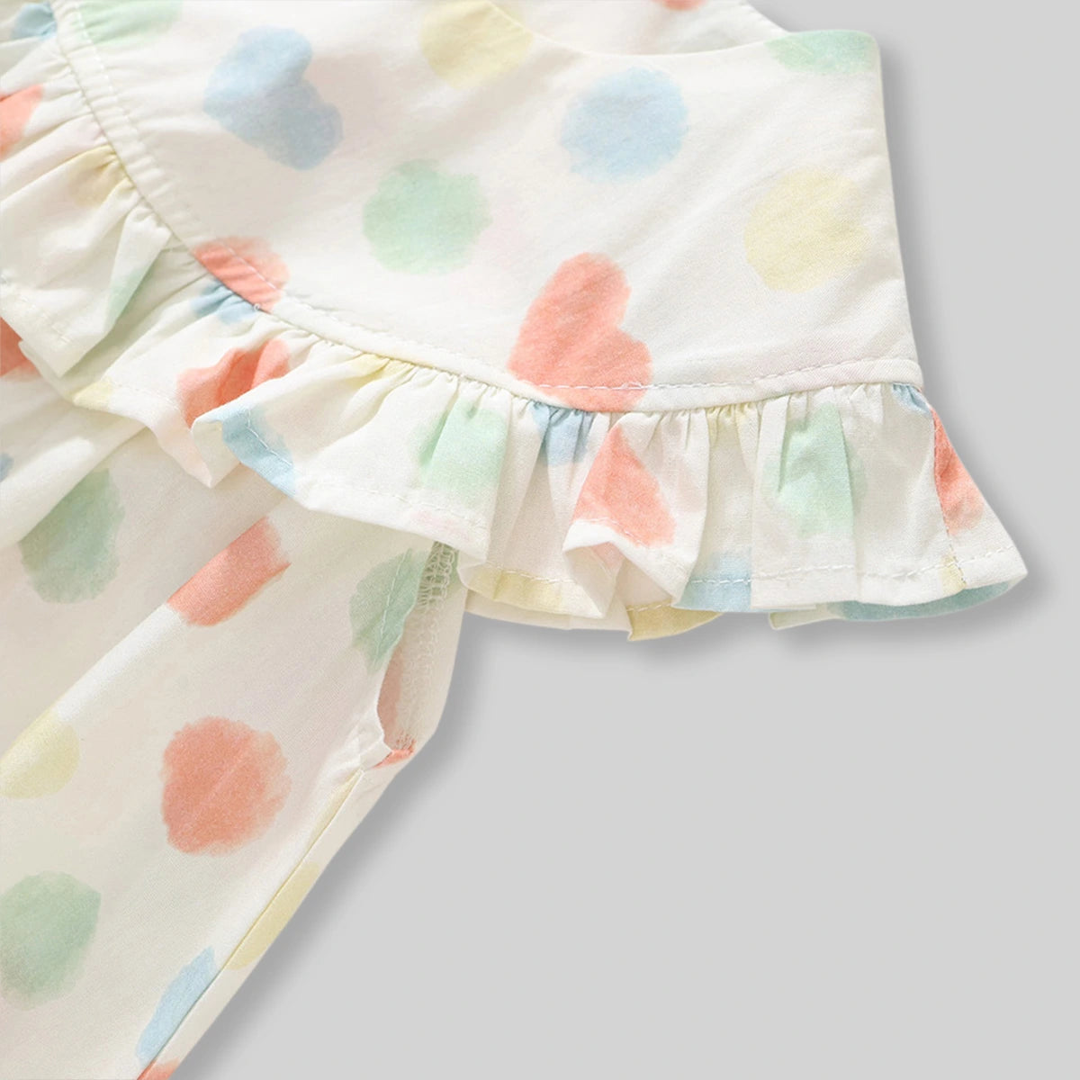 Girls Off-White Heart Printed Sleeveless Top Tops