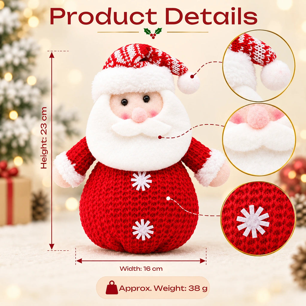Knitted Santa Christmas Gift Bag Trending Accessories