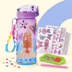 KolorFish DIY Style 600ml Water Bottle for Kids, Age 2 Years Plus - Sipper Bottle Trending Accessories