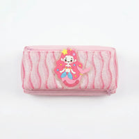 Girls Pink Mermaid Glitter Pencil Case Trending Accessories Pink Onesize