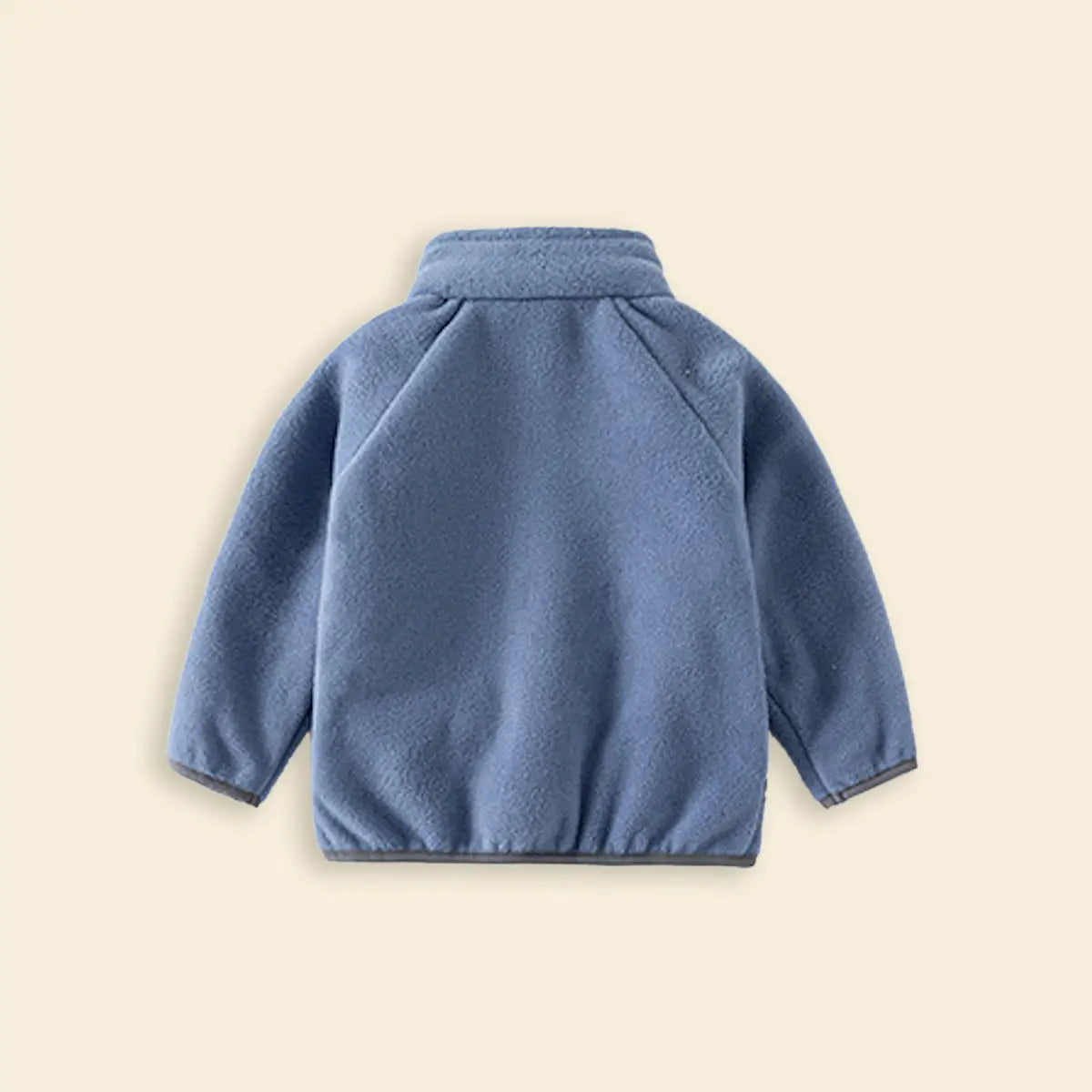 Boys Blue Fleece Embroidered Anchor Logo Zip-up Jacket Coats & Jackets