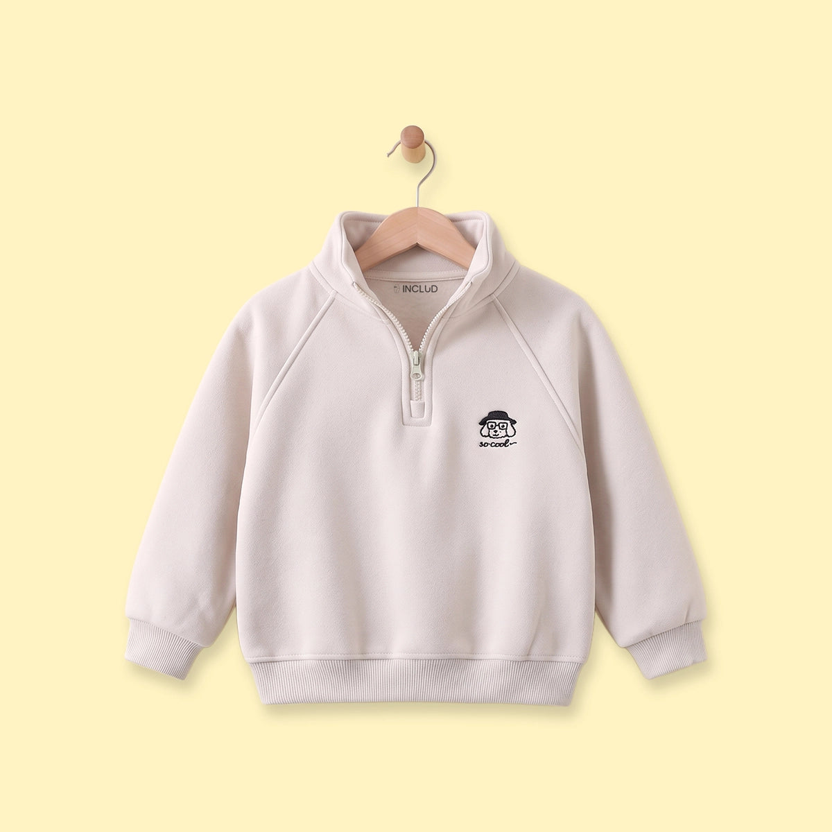 Boys Off White Embroidered Long Sleeve Sweatshirt Sweatshirts & Hoodies Off White 1-2 Y