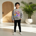 Boys Grey K-Pop Nova Beat Graphics Crew Neck Sweatshirt Sweatshirts & Hoodies Grey 4-5 Y