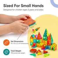 INCLUD 32 Pcs Magnetic Tiles Building Blocks - Build, Create & Explore Trending Accessories