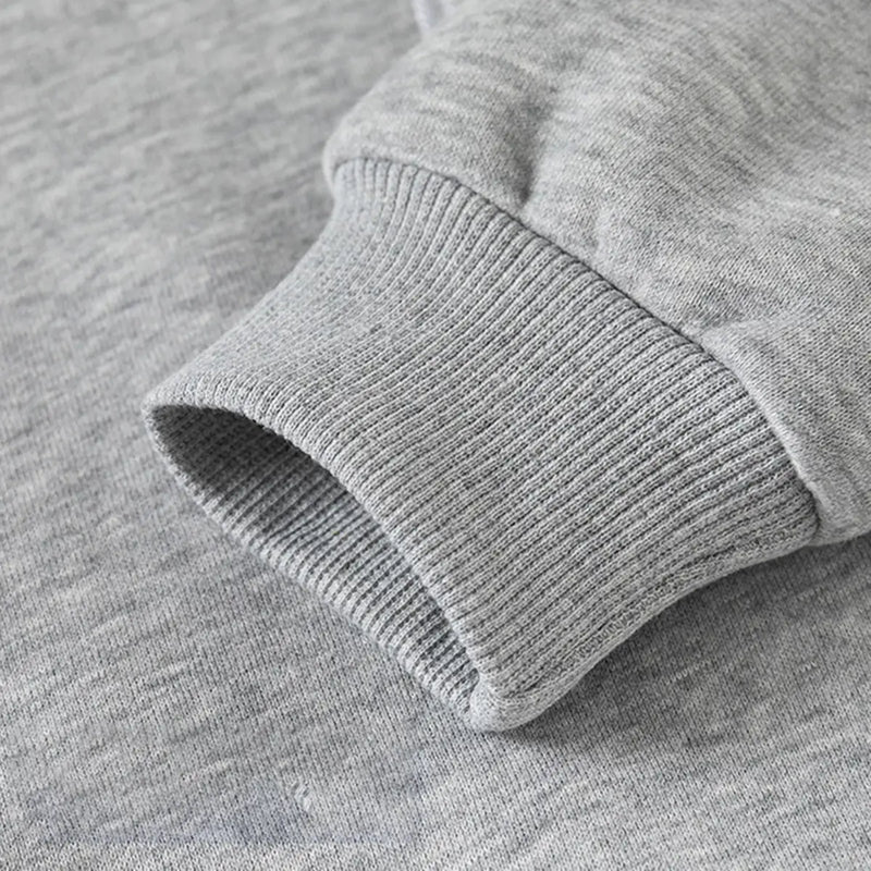 Boys Grey Solid Sweatshirt With Detachable Shirt Collar Sweatshirts & Hoodies