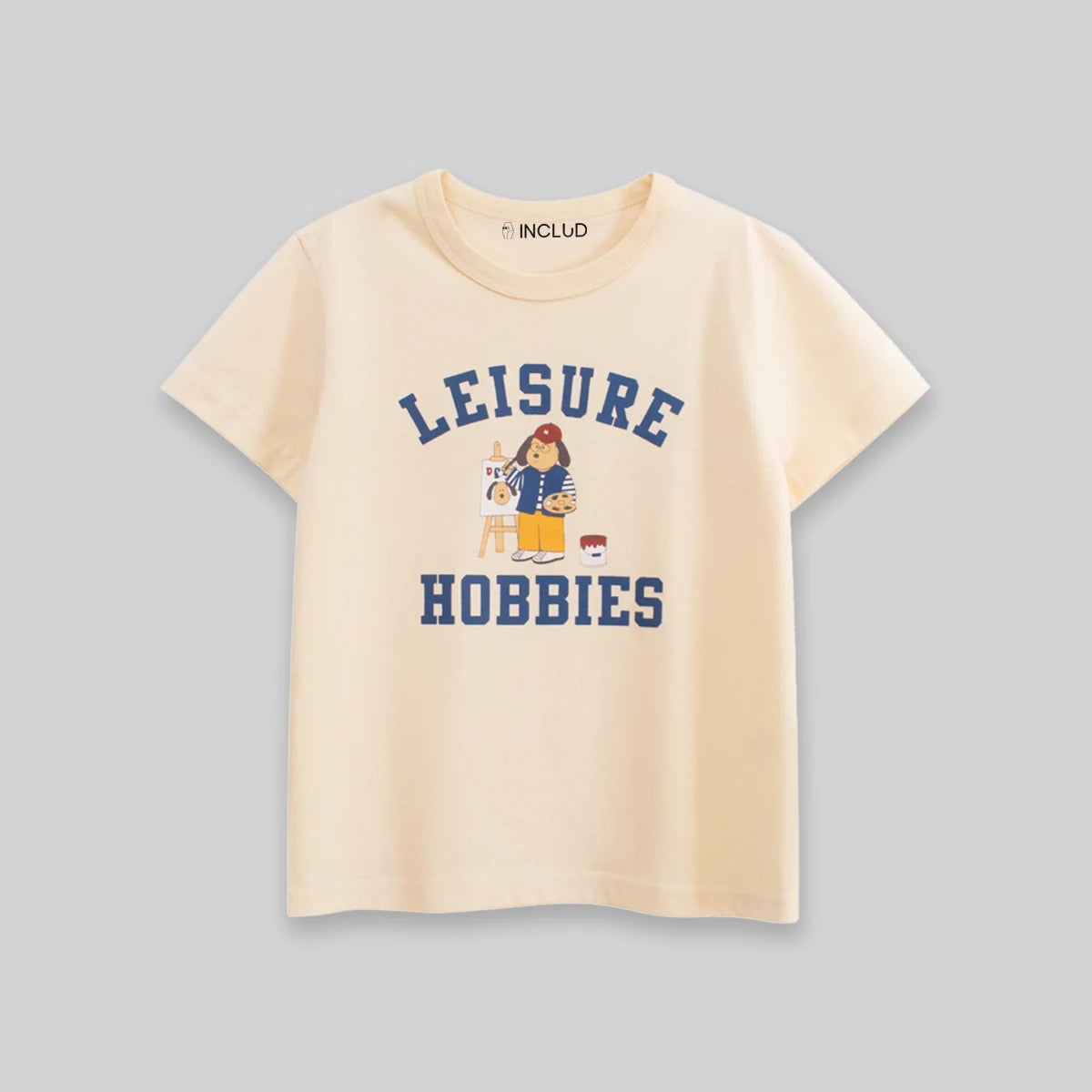 Boys Cream Typographic Print Short Sleeve T-Shirt Tshirts