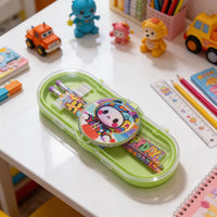 Animal Cartoon Pencil Case with Stationery -Kids School Organizer Trending Accessories
