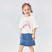 Girls Elasticated Light Wash Denim Skirt Skirts Blue 3-4 Y 