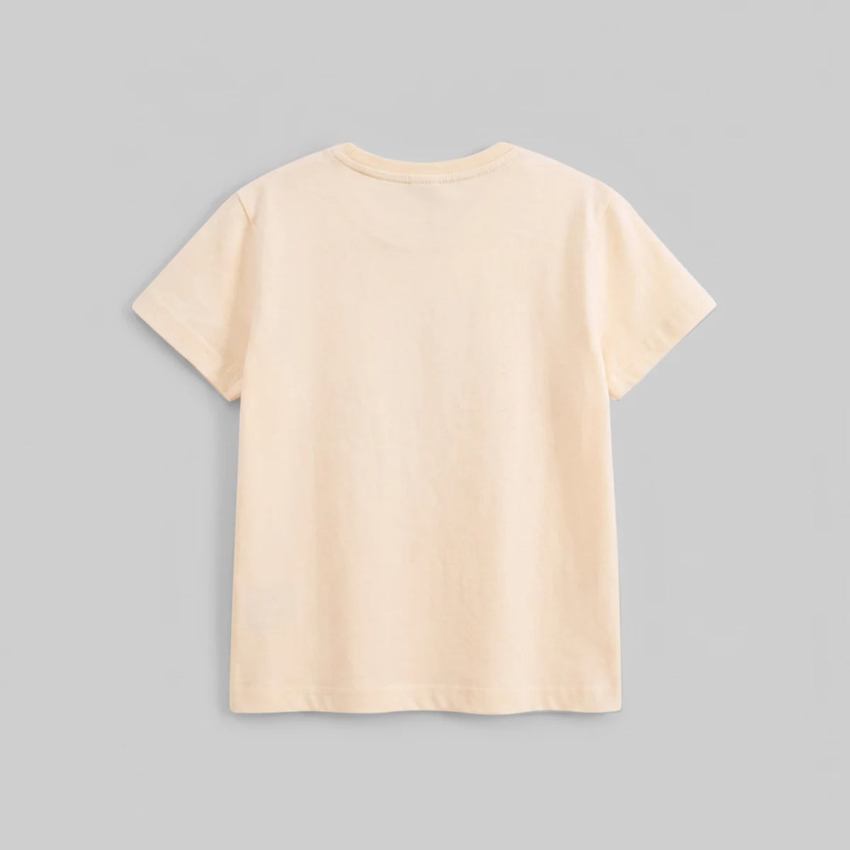 Boys Cream Typographic Print Short Sleeve T-Shirt Tshirts