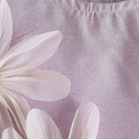 Girls Lavender Floral Applique Short Sleeve Top With Shorts Sets 2 pc. Sets