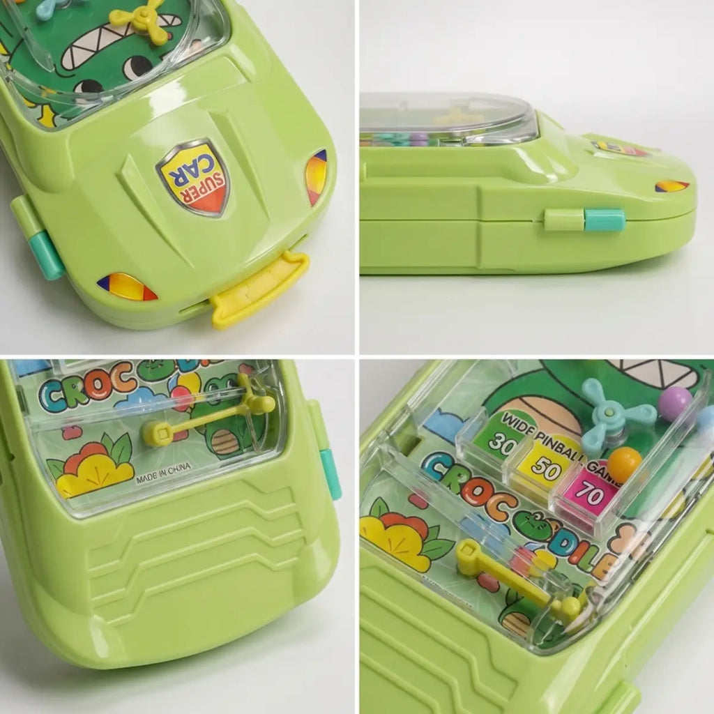 Light Green Crocodile Magic Car Lock Pencil Box for Girls Trending Accessories