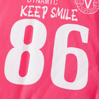 Girls Pink Short Sleeve Printed T-Shirt With Shorts Set 2 pc. Sets