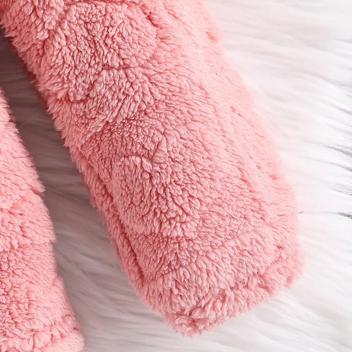 Girls Pink Self-Design Heart Patterns Hooded Fleece Jacket Coats & Jackets