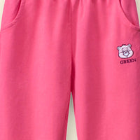 Girls Elasticated Knitted Joggers Trackpants & Joggers   
