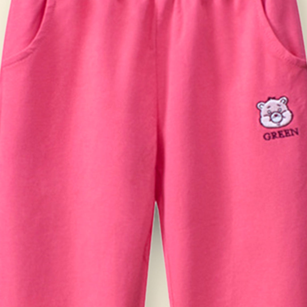 Girls Elasticated Knitted Joggers Trackpants & Joggers   