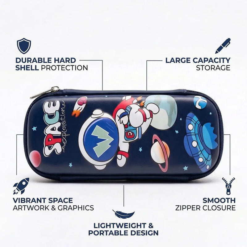 Space Adventure Astronaut Pencil Pouch for Boys Trending Accessories