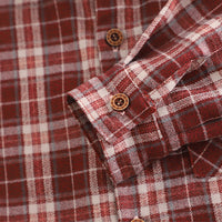 Boys Red Long Sleeve Checked Oversized Shirt With Printed T-Shirt & Elasticated Pants Set Sets
