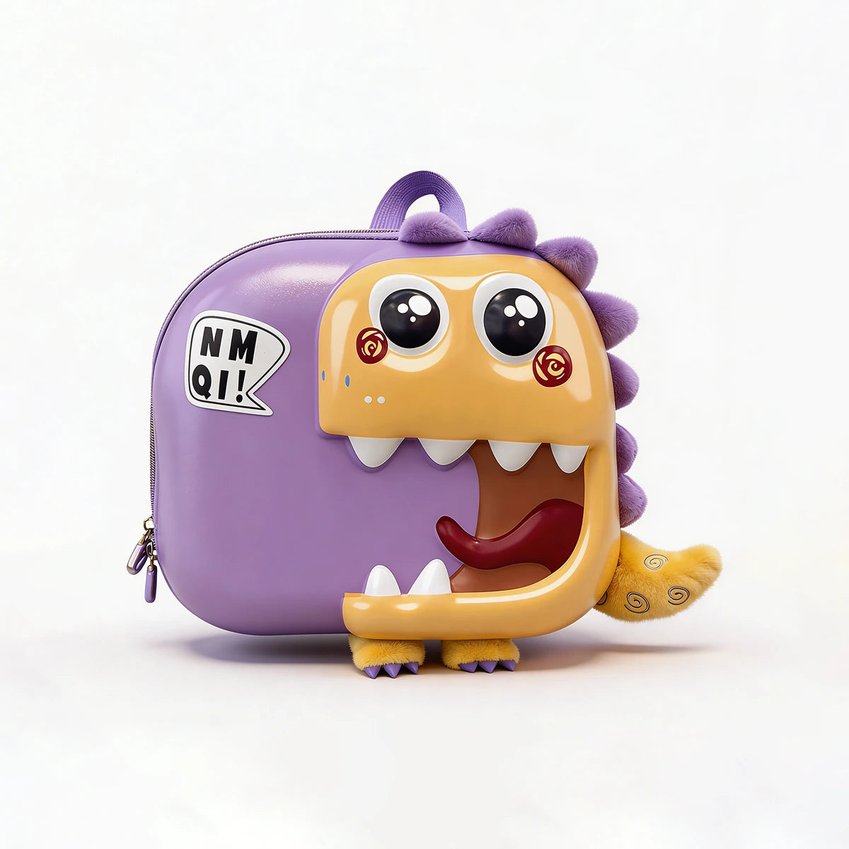 Kids Purple 3D Dinosaur Hard-Shell Backpack Trending Accessories Purple Onesize