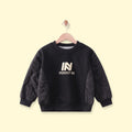 Boys Black Typographic Long Sleeve Sweatshirt Sweatshirts & Hoodies Black 1-2 Y