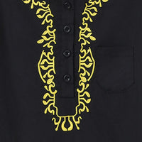 Boys Black Embroidered Kurta With Pajama Sets Ethnicwear Boys