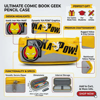 Iron Man Superhero Pencil Pouch with Zipper Trending Accessories
