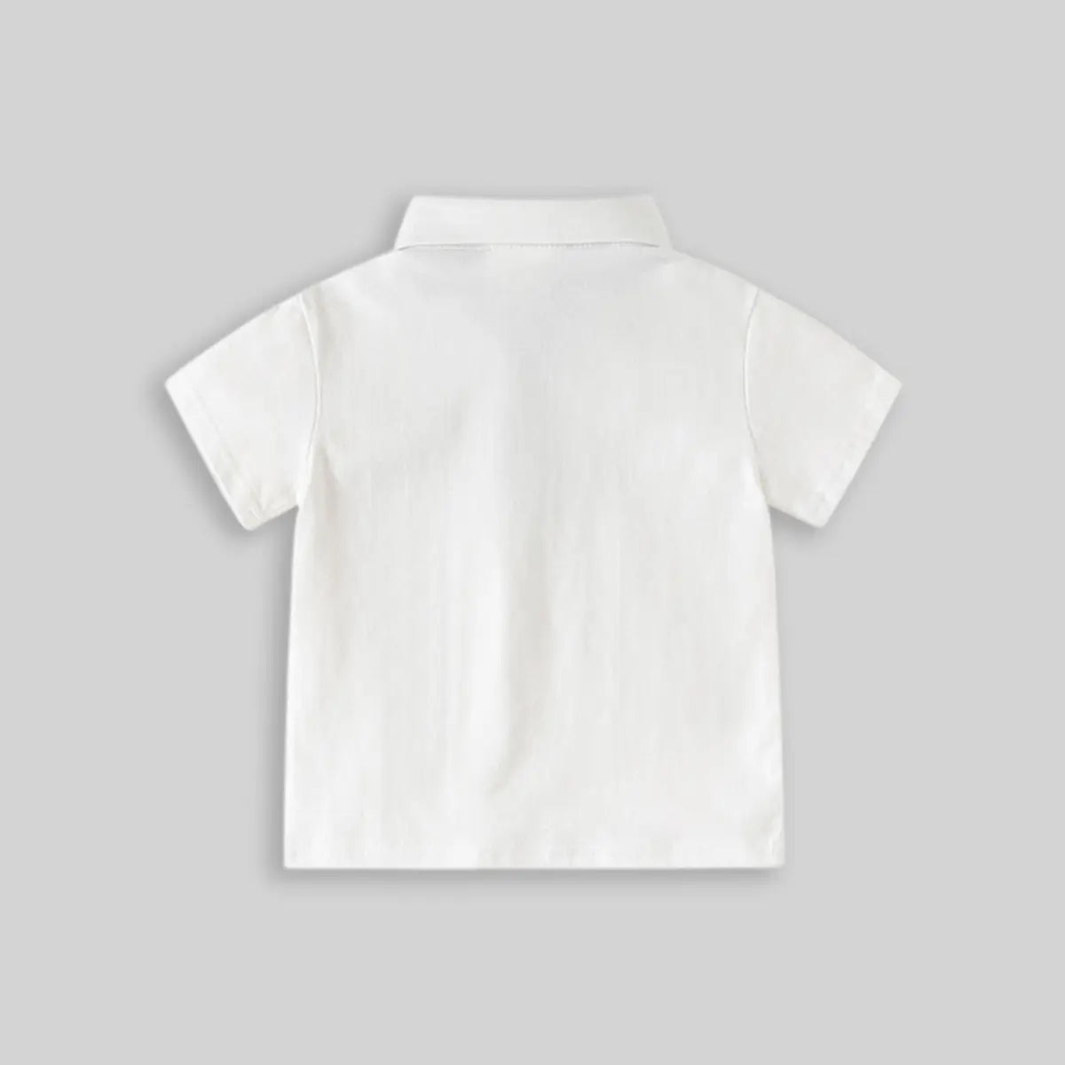 Boys White Short Sleeve Polo T-Shirt With Elasticated Shorts Sets Sets