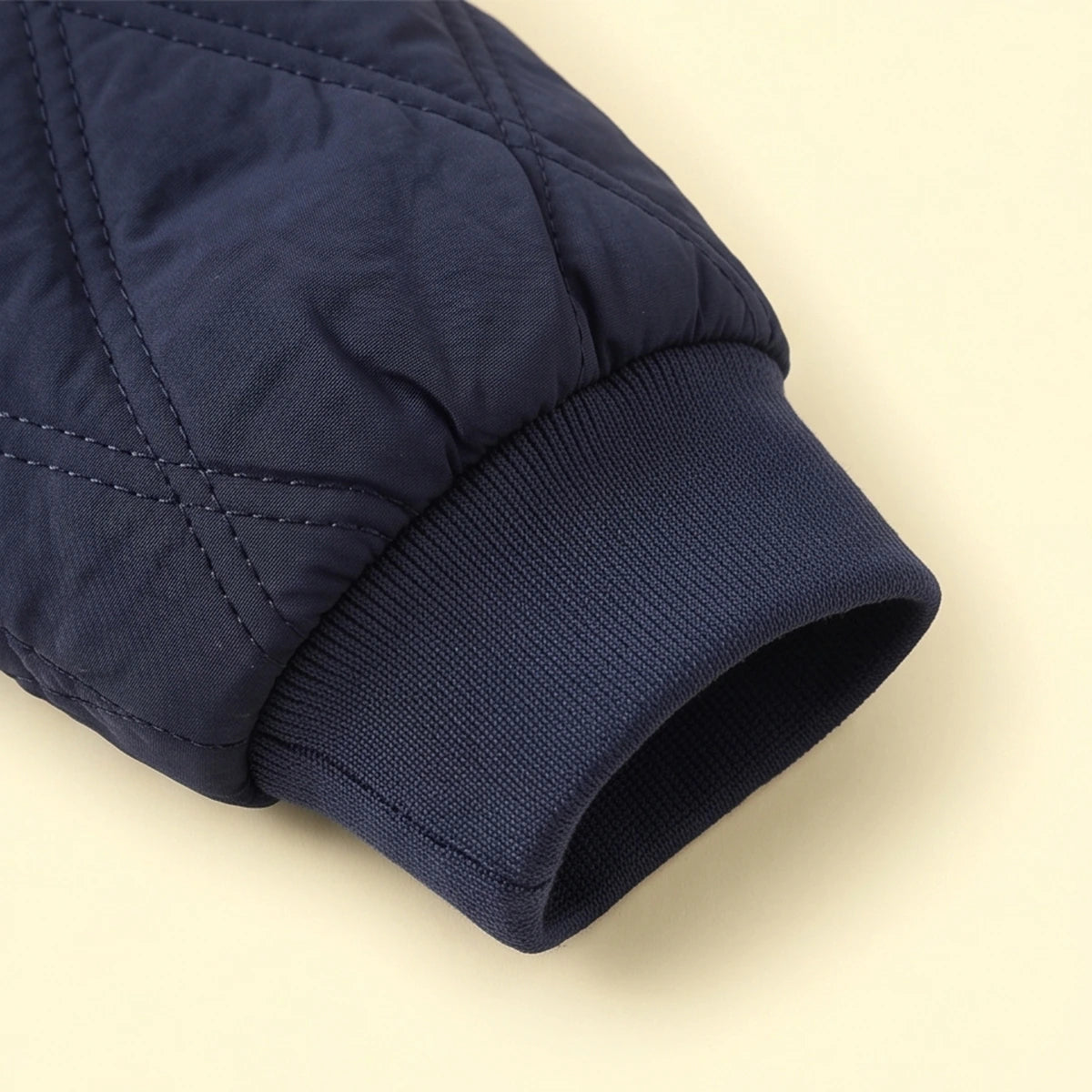 Boys Navy Blue Long Sleeve Zip-Up Bomber Jacket Coats & Jackets