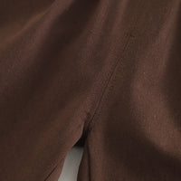 Boys Brown Long Sleeve Printed Shirt With Neck Tie And Pants Set 2 pc. Sets