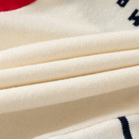 Boys Multicolor Regular Sweater With Self-Design Crane Cartoon Patterns Sweaters & Cardigans
