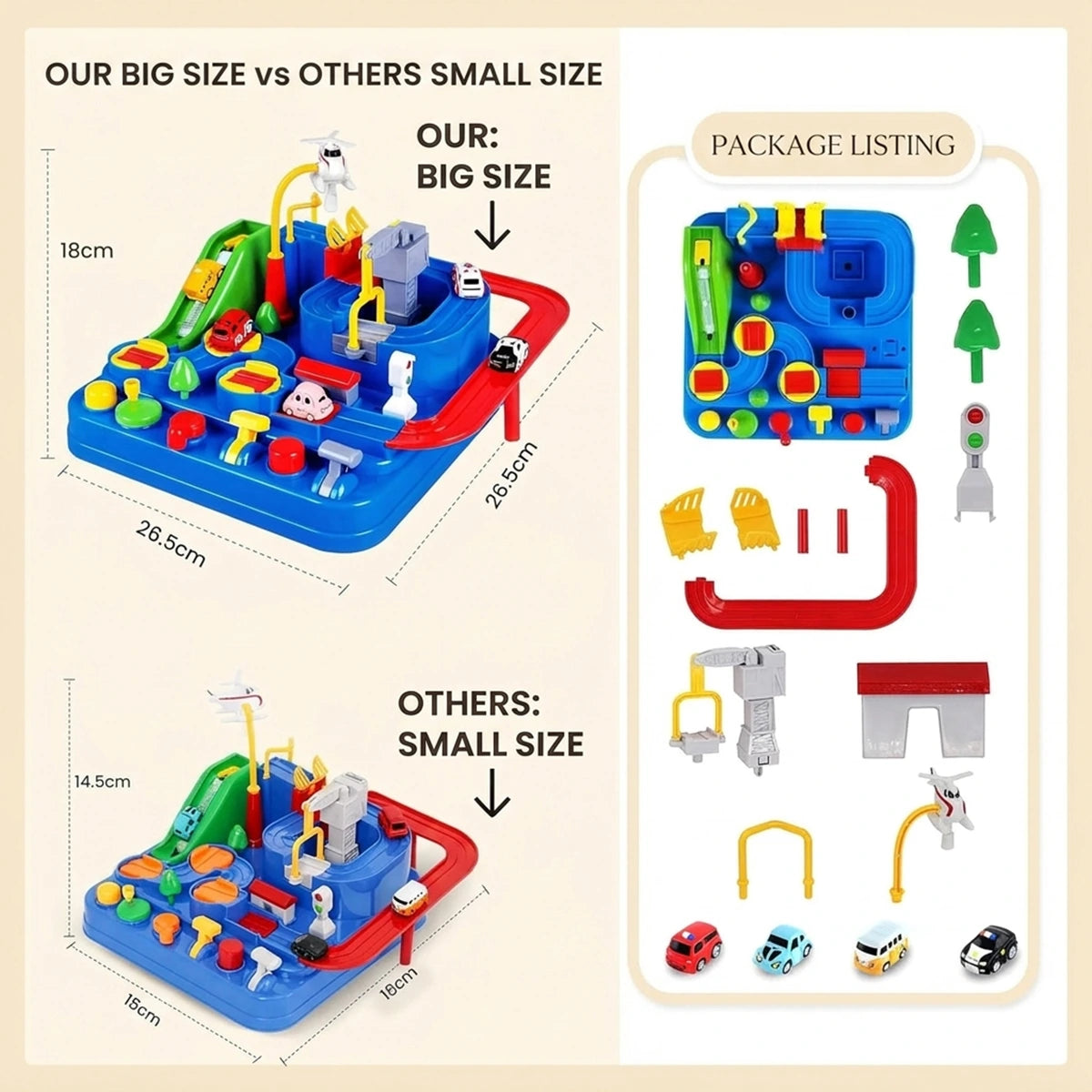 Blue Rescue Track Adventure Activity Game Set Trending Accessories