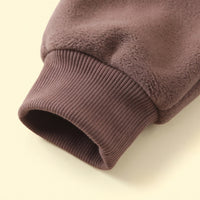 Boys Brown Paw Applique Jogger Joggers
