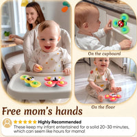 Insect Suction Spinner Toys for Babies | Pack of 3 | INCLUD Trending Accessories