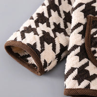 Boys Dark Brown Self-Design Cardigan With T-Shirt & Pants Set Sets