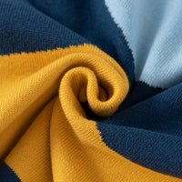 Boys Multicolor Self-Design Regular Sweater Sweaters & Cardigans