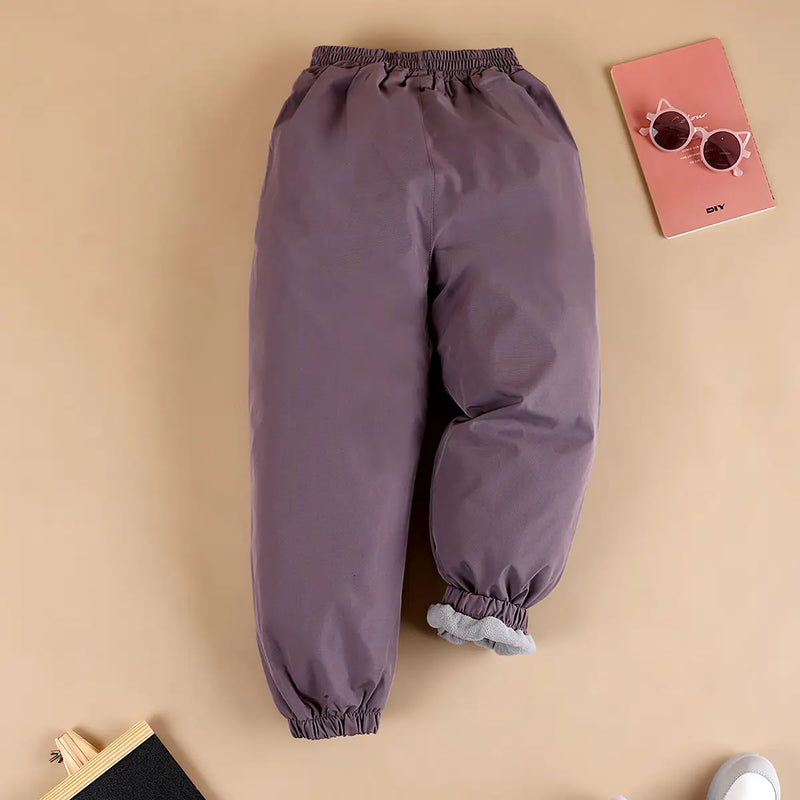 Boys Dark Grey Solid Jogger Trackpants & Joggers